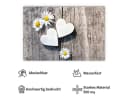 matches21 HOME & HOBBY Platzset 4er Set Landhaus-Stil Blumen & Holz-Optik Bild 5