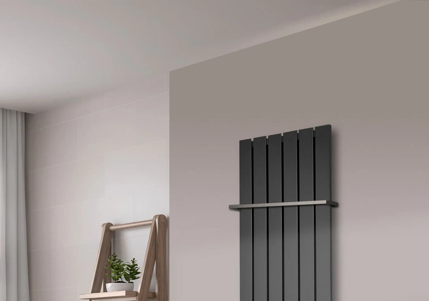 Szagato Badheizkörper Design Peking 2 120x47cm 799 Watt anthrazit - Bild 3