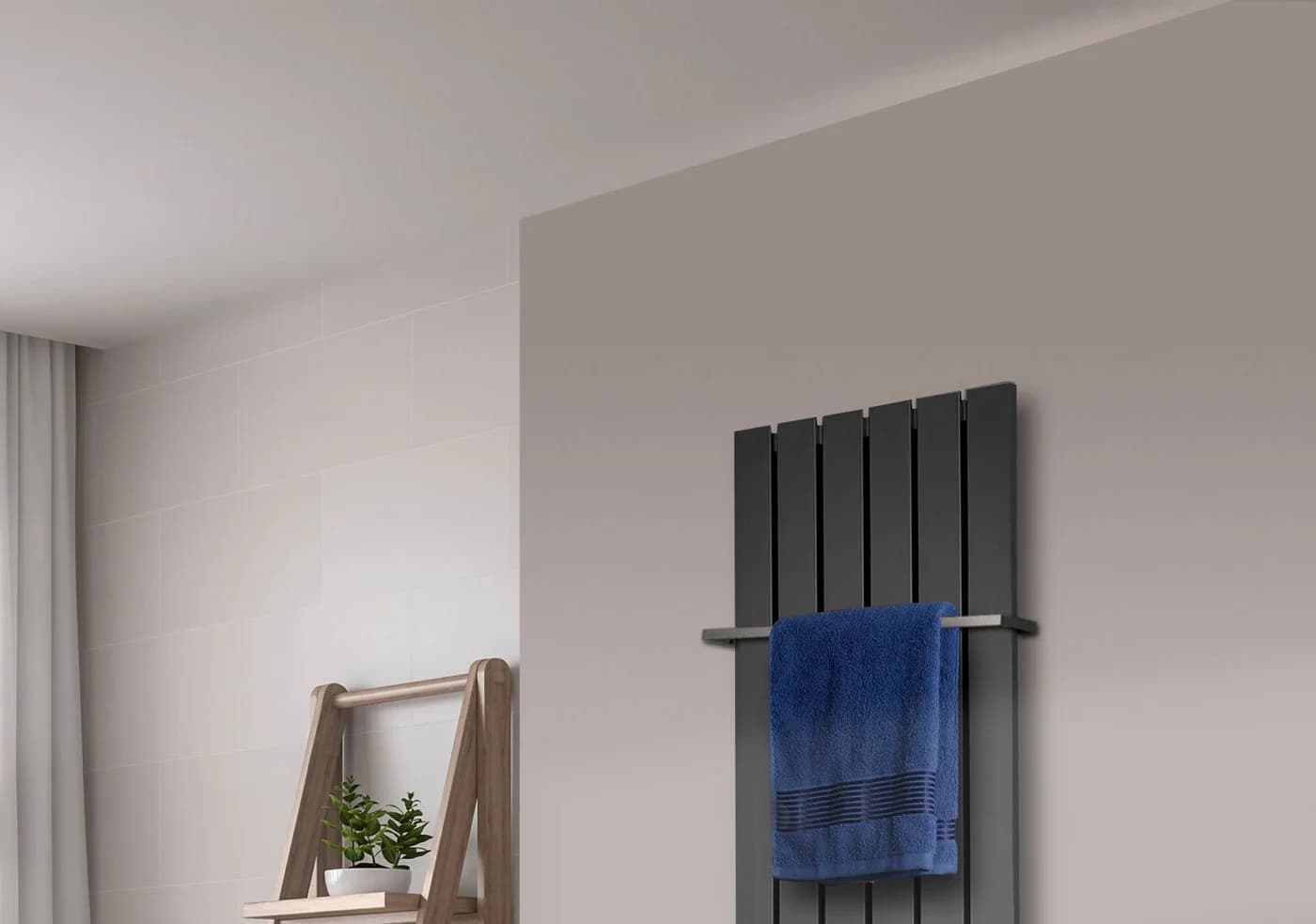 Szagato Badheizkörper Design Peking 2 120x47cm 799 Watt anthrazit - Bild 5