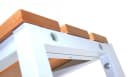 Szagato Sitzbank Umkleidebank Stahl Buche grau Bild 3