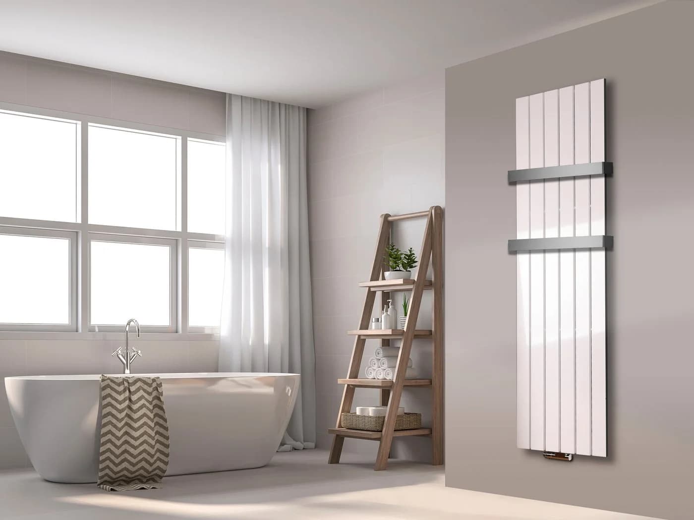 Szagato Badheizkörper Design Peking 3 180x47cm 1118 Watt weiß