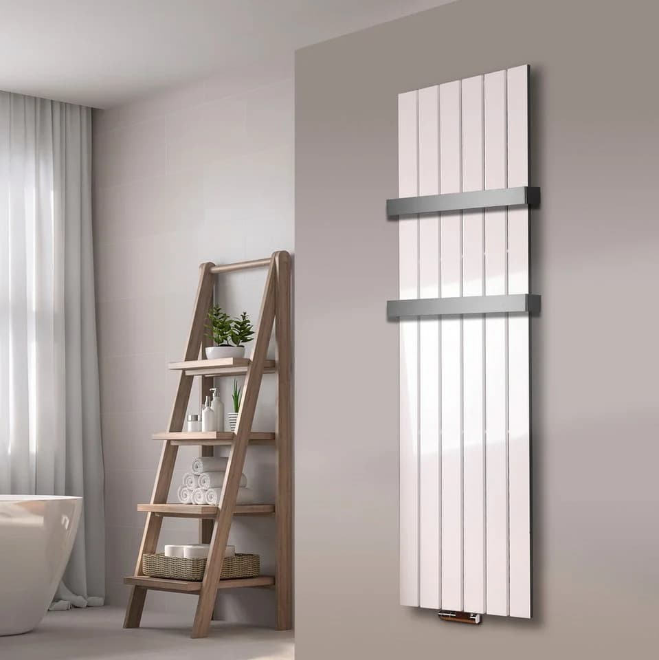 Szagato Badheizkörper Design Peking 3 180x47cm 1118 Watt weiß - Bild 2
