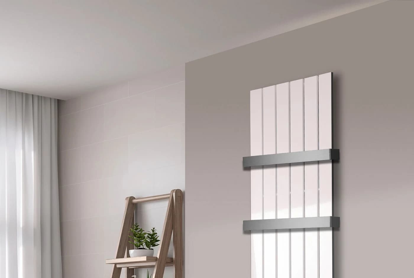 Szagato Badheizkörper Design Peking 3 180x47cm 1118 Watt weiß - Bild 3