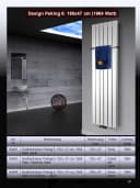 Szagato Badheizkörper Design Peking 3 180x47cm 1118 Watt weiß Bild 5