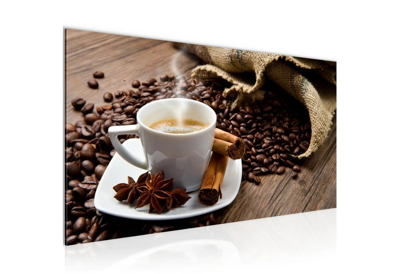 Runa Art Wandbild Kaffee auf Vlies Leinwand - Bild 2