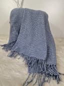 STTS Wohndecke Plaid Kuscheldecke Hellblau-Weiß 140x200 cm Bild 3