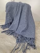 STTS Wohndecke Plaid Kuscheldecke Hellblau-Weiß 140x200 cm Bild 4