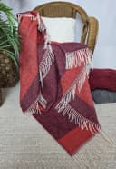 STTS Wolldecke TIROL 100% Schurwolle Rot Bild 3