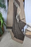 STTS Wolldecke TIROL 100% Schurwolle Beige/Braun Bild 1