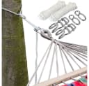 AMANKA Hängemattenbefestigung 6m Set mit L-Haken & Stahlösen Bild 1