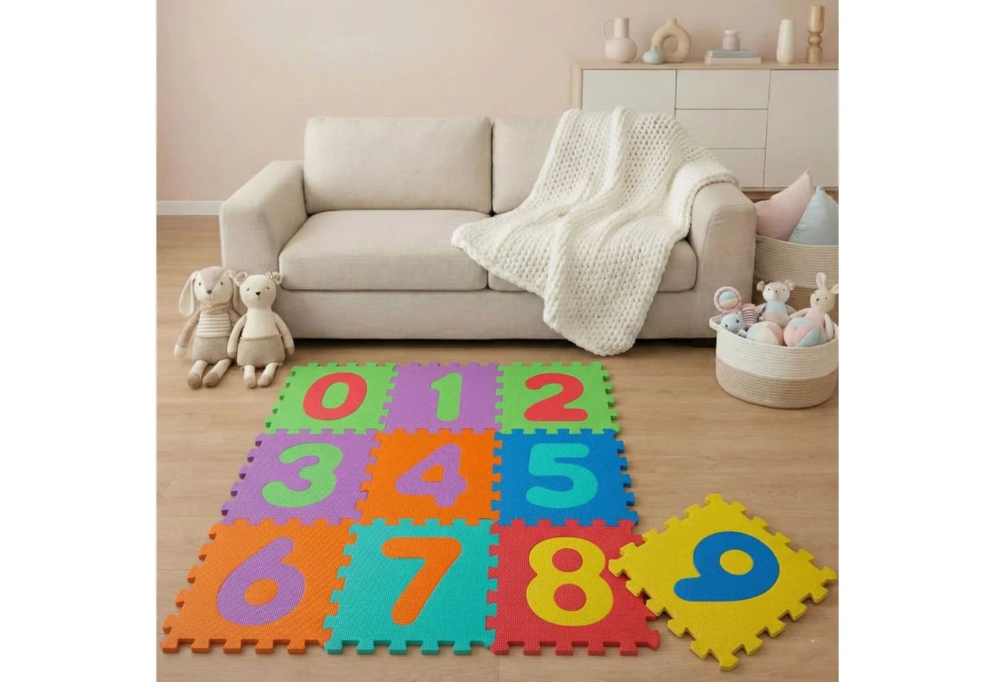 LittleTom Baby Puzzlematte EVA Krabbelmatte Bunt - Bild 2