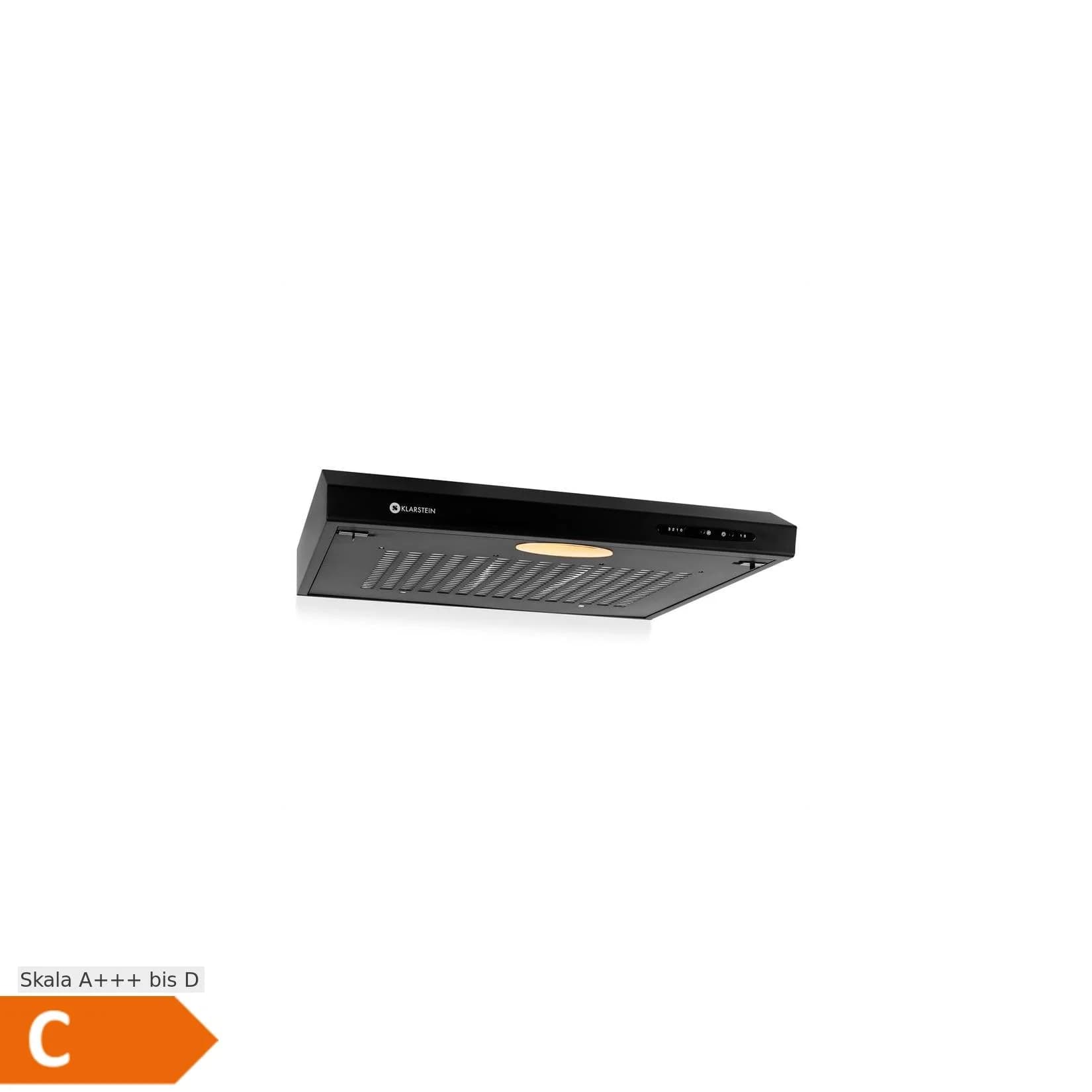 Klarstein UW60BL Dunstabzugshaube 60 cm LED 210 m³/h