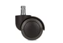hjh OFFICE Stuhlrolle 5er Pack No-Noise Hartbodenrollen Schwarz Bild 2