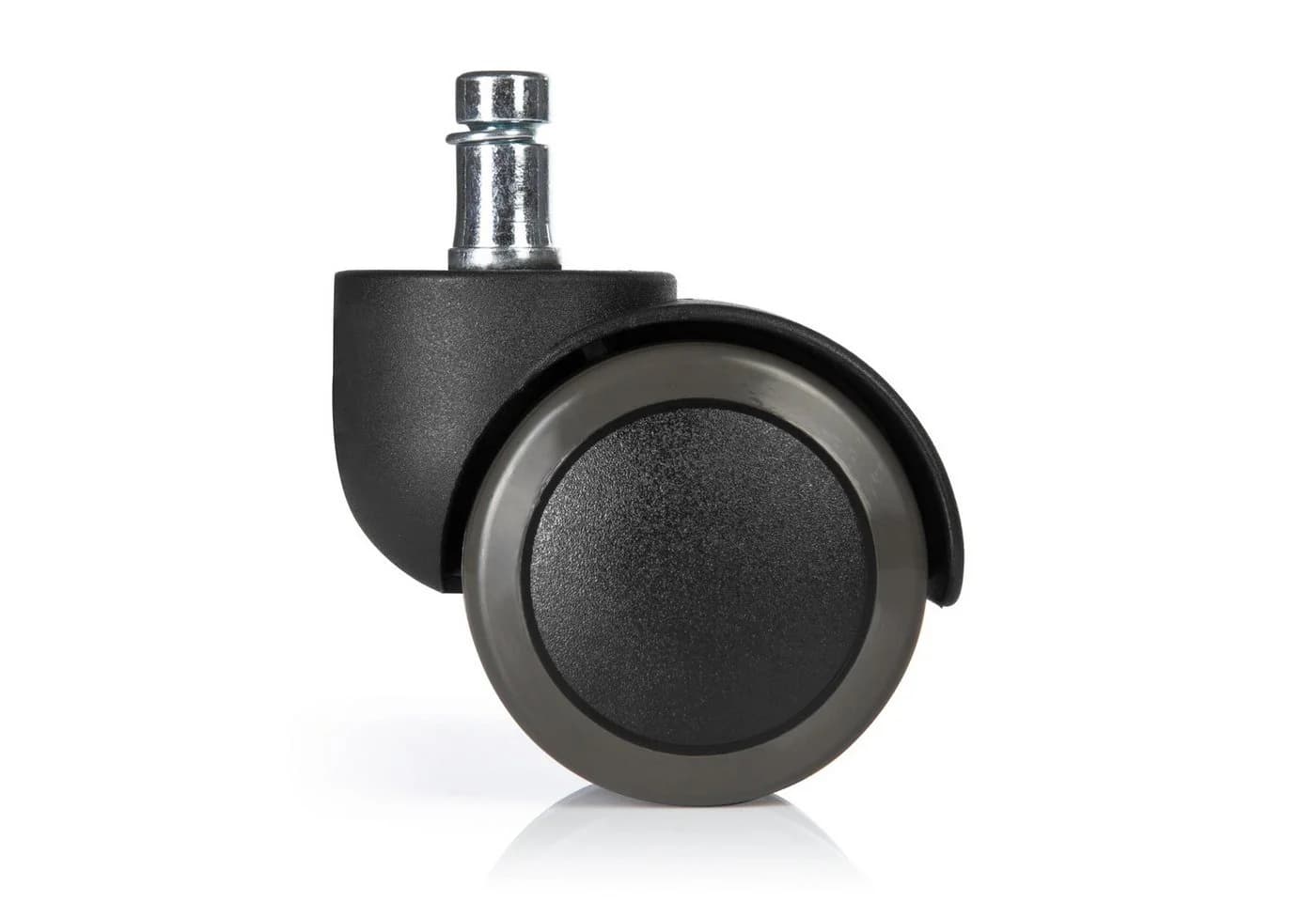 hjh OFFICE Stuhlrollen 5er Pack Hartboden 10mm/50mm Schwarz - Bild 2