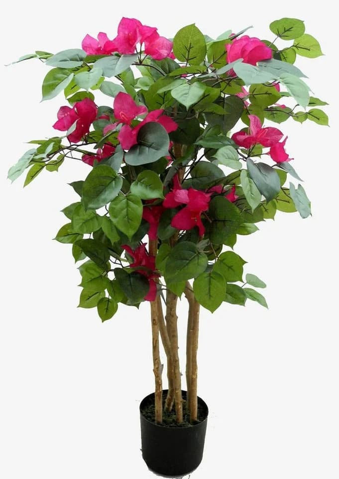 Künstlicher Bougainvillea Baum 90cm Drillingsblume Seidenblumen Roß