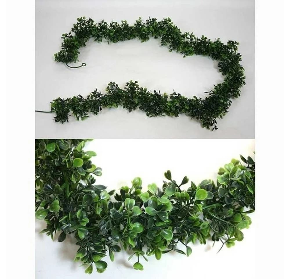 Kunstgirlande Buchsbaumgirlande 170cm Seidenblumen Roß