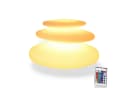 Arnusa Kugelleuchte Flatstones LED-Lampe 16 Farben Dimmfunktion Bild 2
