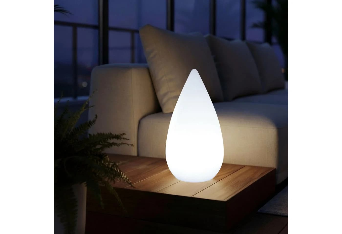 Arnusa LED Tischleuchte PL109 RGB Farbwechsel mit Akku