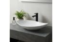 Arnusa Aufsatzwaschbecken Oval Weiß Bild 1