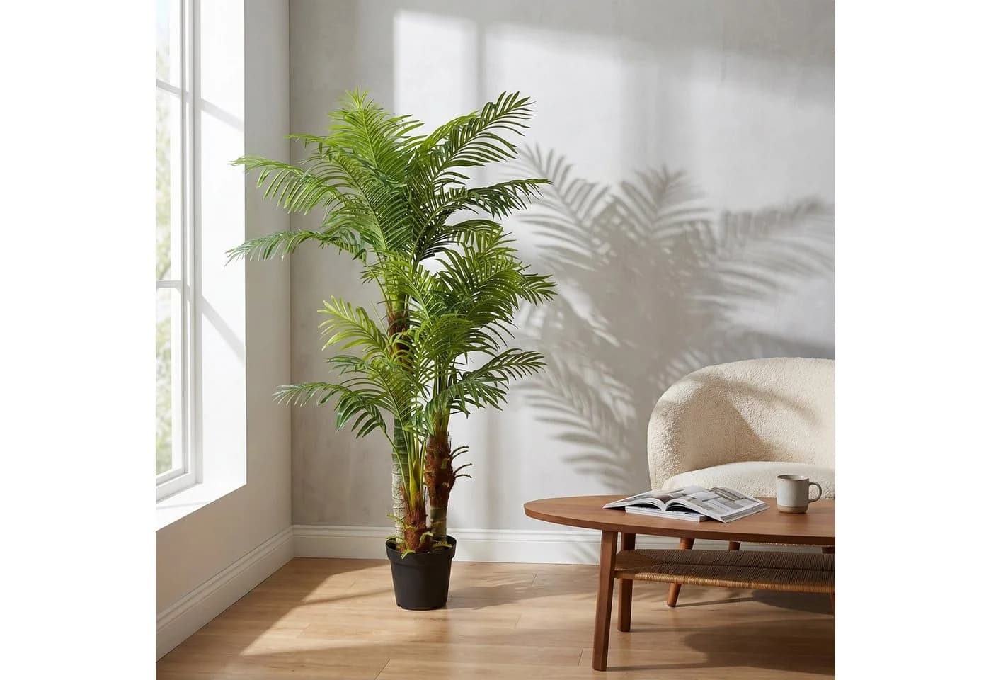 Arnusa Kunstpalme KP103 mit 3 Stämmen 180cm Hoch - Bild 3