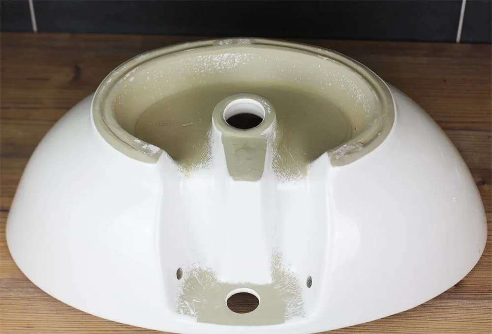 Arnusa Aufsatzwaschbecken Oval Weiß Modernes Design - Bild 5