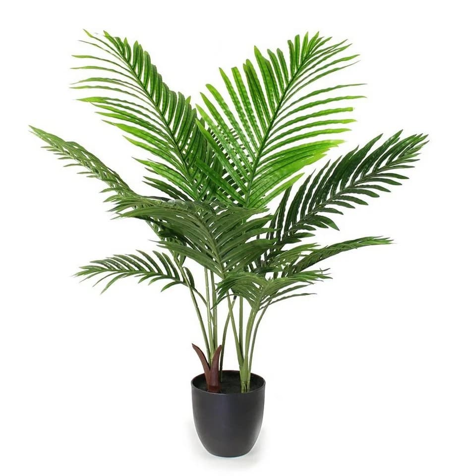 Arnusa Kunstpalme KP111 Grün Real-Touch 90 cm Im Topf - Bild 2