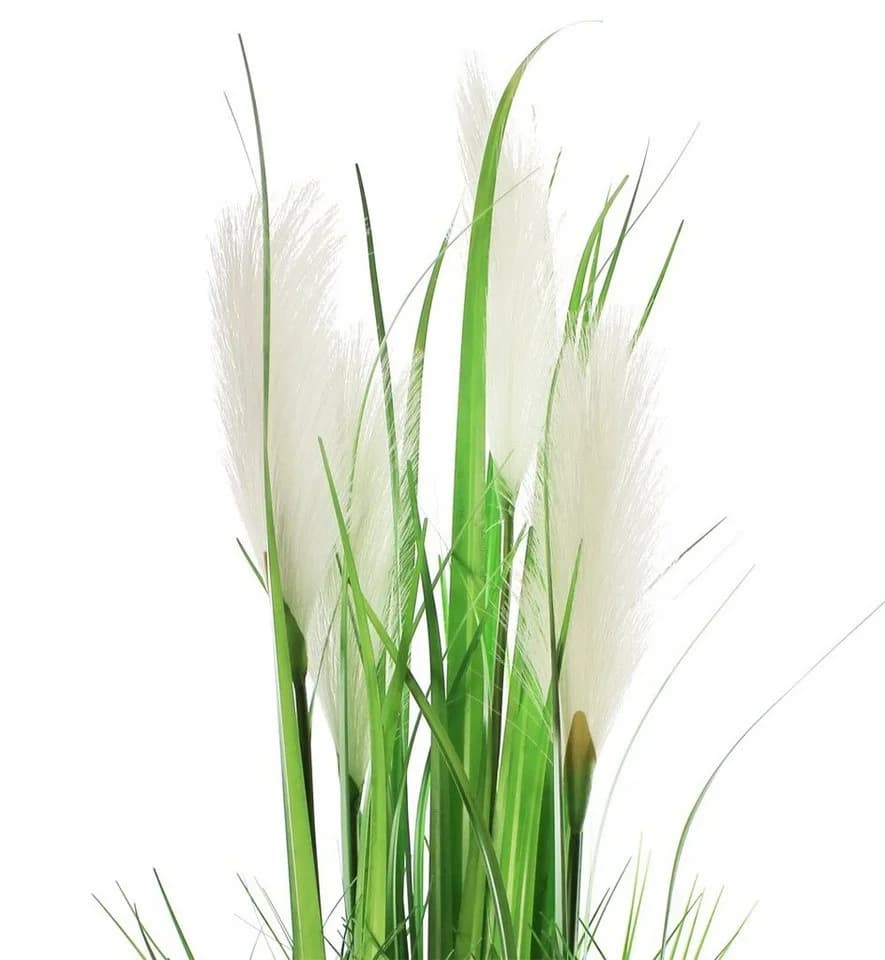 Kunstpflanze Kunstgras Dekogras 90 cm Dekopflanze Wohnzimmer Deko Pampasgras, Arnusa - Bild 4