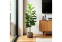 Arnusa Kunstpflanze Ficus Lyrata Real-Touch Grün Bild 1