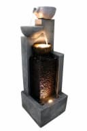 Arnusa Gartenbrunnen mit LED Beleuchtung und Kaskade Bild 2
