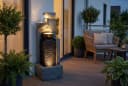 Arnusa Gartenbrunnen mit LED Beleuchtung und Kaskade Bild 5