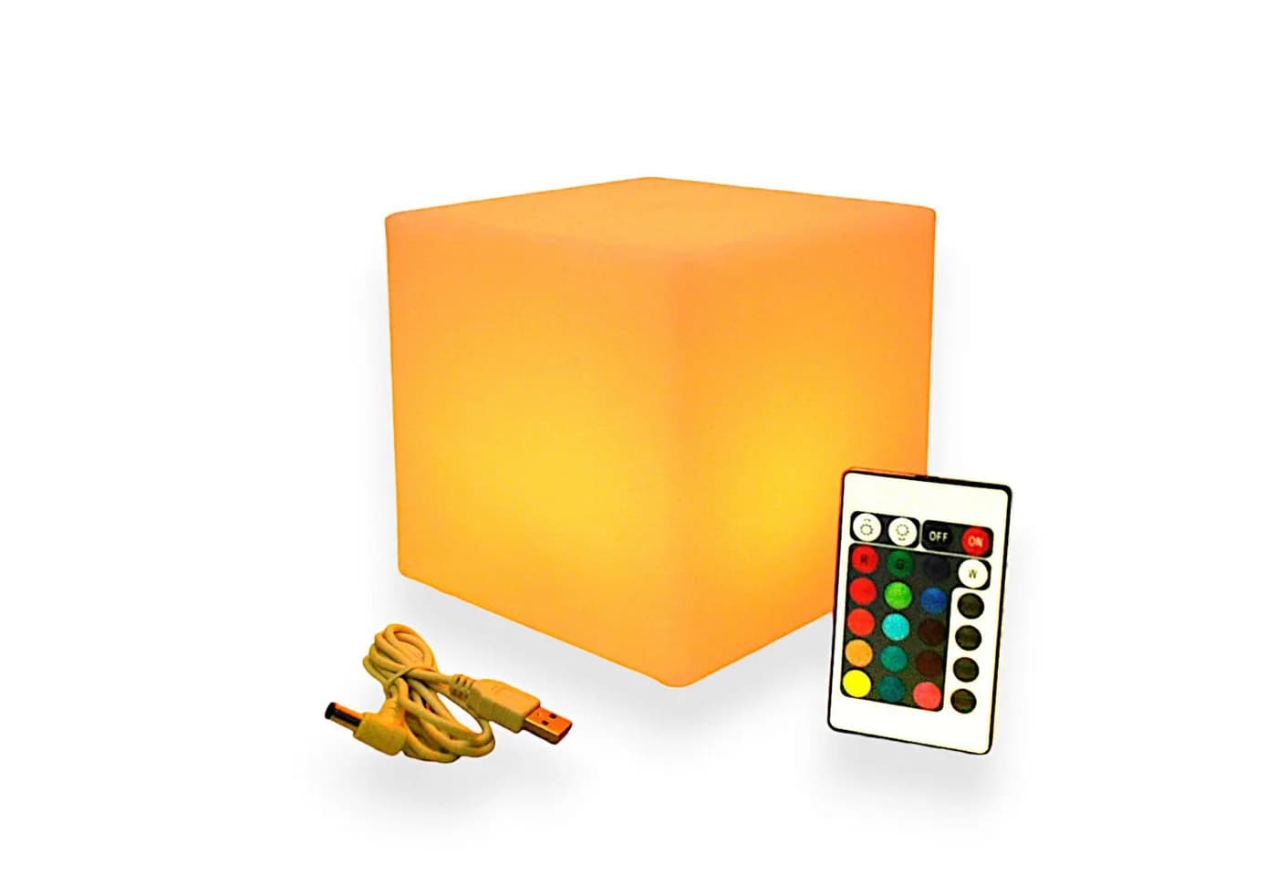 Arnusa LED Außen-Tischleuchte Kabellos Würfel RGB - Bild 2
