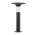 Arnusa LED Außen-Stehlampe Solar 55 cm Schwarz Duo Color Bild 2