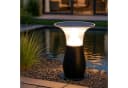 Arnusa LED Solarleuchte Gartenlampe Schwarz Duo Color Bild 2