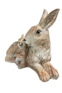 Arnusa Gartenfigur Kaninchen Familie Polyresin Bild 3