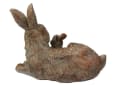 Arnusa Gartenfigur Kaninchen Familie Polyresin Bild 4