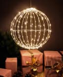 Arnusa LED Leuchtkugel 30cm warmweiß mit Timer Bild 4