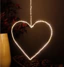 Arnusa LED Herz Leuchtherz 38cm 120 LED warmweiß Bild 1