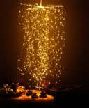 Arnusa LED-Lichtervorhang Sternenschauer 720-flammig warmweiß Bild 2