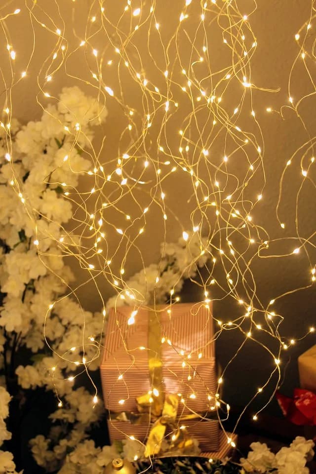 Arnusa LED-Lichtervorhang Sternenschauer 720-flammig warmweiß - Bild 5