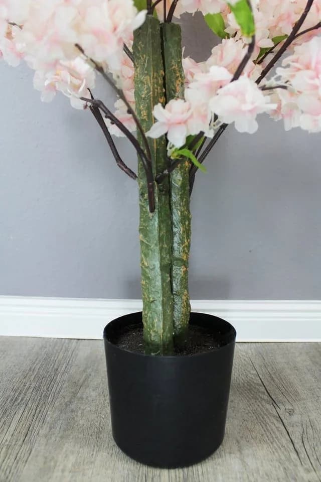 Arnusa Künstliche Kirschblüte 80 cm Rosa/Weiß Deko - Bild 3