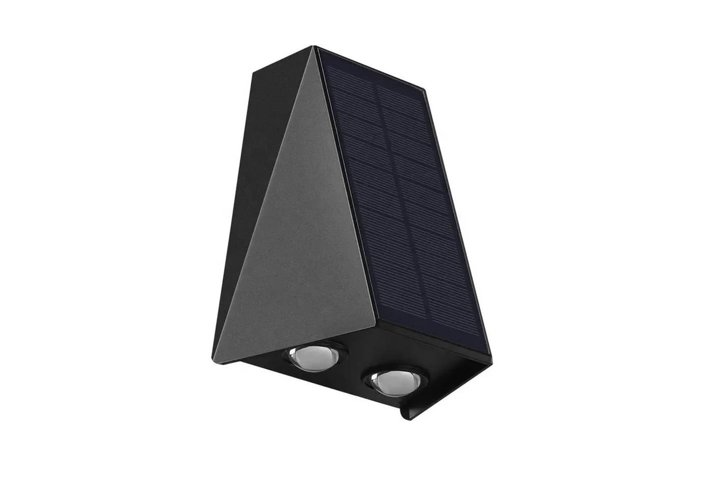 Arnusa LED Außen-Wandleuchte Solar Warmweiß Kabellos - Bild 2