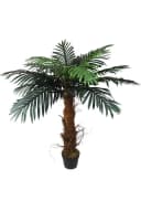 Arnusa Kunstpalme 100 cm Realistische Palme mit Palmenfasern Bild 2