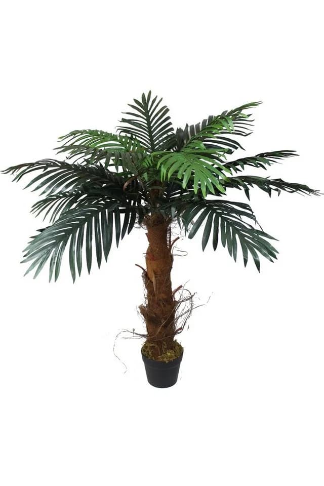 Arnusa Kunstpalme 100 cm Realistische Palme mit Palmenfasern - Bild 2