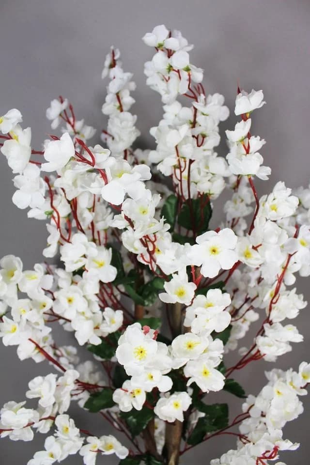 Arnusa Kunstblütenbaum Wintersweet 120 cm Pink/Weiß