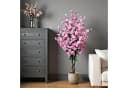 Arnusa Kunstblütenbaum Wintersweet 120 cm Pink/Weiß Bild 1