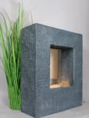 Arnusa Gartenbrunnen Springbrunnen mit LED Beleuchtung Regen Wasserfall Bild 3
