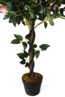 Arnusa Kunstrose Rosa mit Echtholz-Stamm 90 cm Bild 1