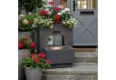 Arnusa Gartenbrunnen LED Grau Betonoptik Komplett-Set Bild 4