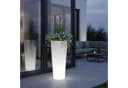 Arnusa LED Blumenkübel XL 90 cm rund beleuchtet mit Akku Bild 2