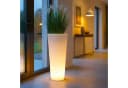 Arnusa LED Blumenkübel XL 90 cm rund beleuchtet mit Akku Bild 3